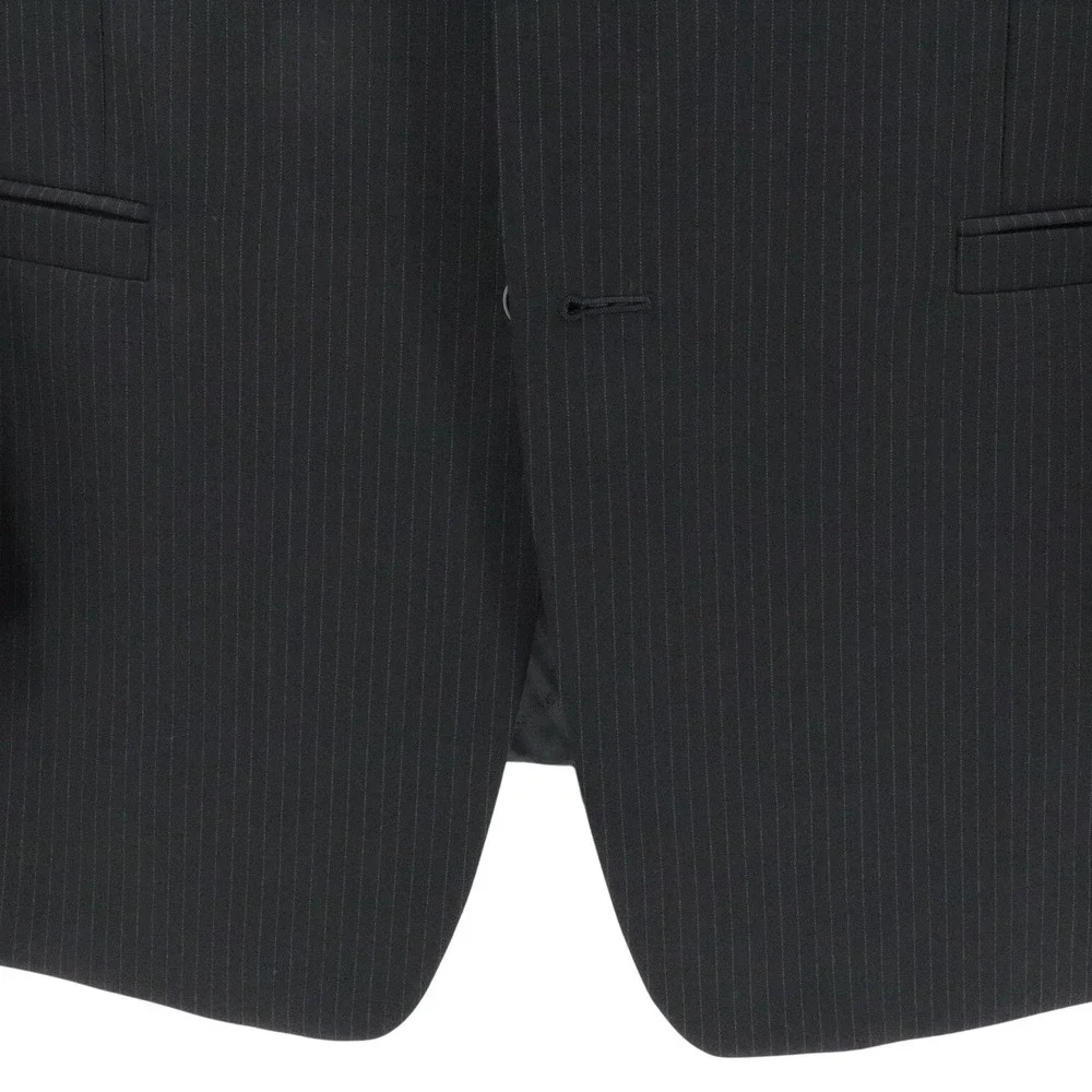 Vintage Versace Classic Pinstripe 100% Wool 3 Button Blazer Jacket IT 52 US 42